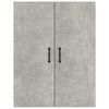 vidaXL Hanging Cabinet Concrete Grey 69,5x34x90 cm Engineered Wood