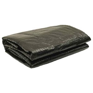 vidaXL Pool Cover Black 381 cm PE