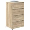 vidaXL Storage Cabinets 2 pcs Sonoma Oak 60 x 48 x 105 cm