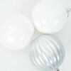 vidaXL Christmas Bauble Set 15 pcs White Plastic