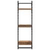 vidaXL Wall Shelf Set 6 pcs Old Wood 100 x 25 x 30 cm Engineered Wood
