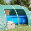 vidaXL Pool Tent Dome Blue 538 x 440 x 204 cm