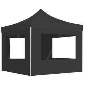 vidaXL Party Tent | Anthracite | Aluminium alloy, Oxford fabric with PVC coating