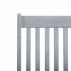 vidaXL Outdoor Deck Chair with Footrest Grey Wash Solid Acacia Wood