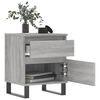 vidaXL Bedside Cabinet Grey Sonoma 40x35x50 cm Engineered Wood