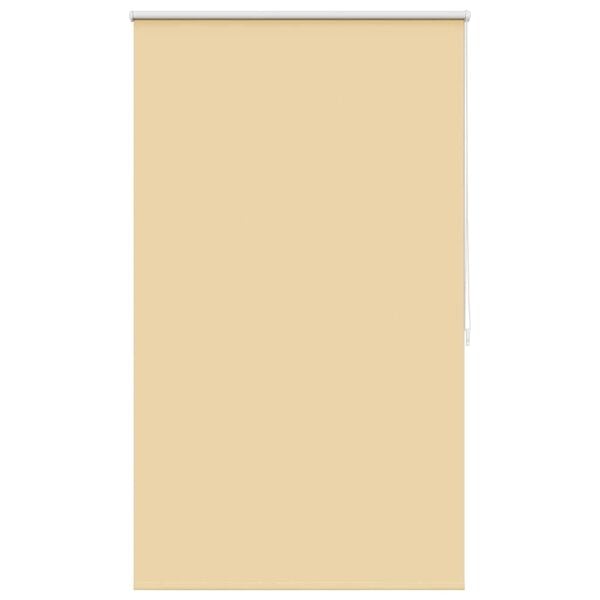 vidaXL Roller blind blackout 84.4x175 cm Fabric Width 80 cm beige