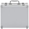 vidaXL Gun Case Aluminium ABS Silver