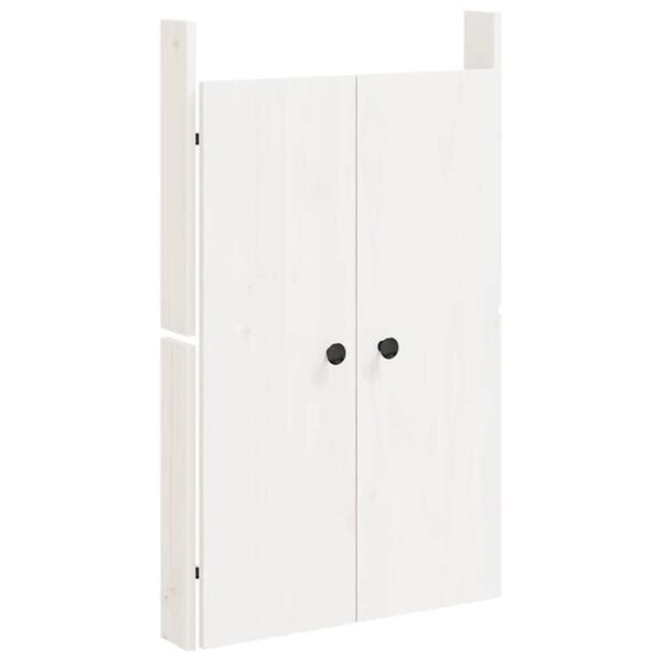 vidaXL Outdoor Kitchen Doors MEPPEL White 50x9x82 cm Solid Wood Pine