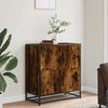 vidaXL Sideboard Smoked Oak 68x35x76 cm Engineered Wood