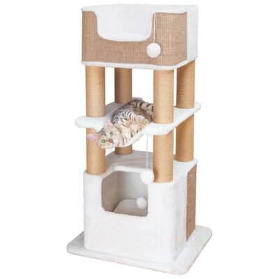 TRIXIE Cat Scratching Post Lucano XXL White and Taupe