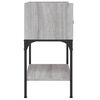 vidaXL Bedside Table Grey Sonoma 40.5x31x60 cm Engineered Wood
