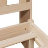 vidaXL Bookcase Bed without Mattress 90x200 cm Solid Wood Pine