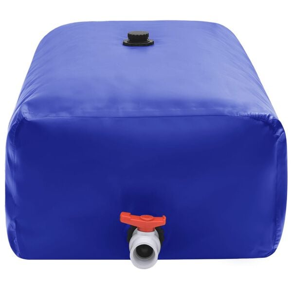 vidaXL Water Tank with Tap Foldable 100 L PVC