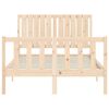 vidaXL Bed Frame without Mattress Small Double Solid Wood Pine