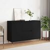 vidaXL Sideboard Black 101.5x35x70 cm Engineered Wood