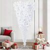 vidaXL Artificial Christmas Tree with Stand White 210 cm PVC and Steel