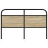 vidaXL Replace Headboard Sonoma Oak 160 cm Steel and Engineered Wood
