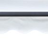 vidaXL Manual Retractable Awning with LED 300x250 cm Cream