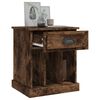 vidaXL Bedside Cabinet Smoked Oak 43x36x50 cm
