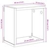vidaXL Wall Cube Shelves 6 pcs High Gloss Grey 30x15x30 cm