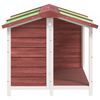 vidaXL Dog Kennel Mocha 96x87x80.5 cm Solid Wood Pine