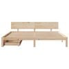 vidaXL Bed Frame with Drawers without Mattress 180x200 cm Super King