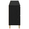 vidaXL Sideboards 3 pcs Black Oak 60 x 35 x 70 cm Engineered Wood