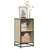 vidaXL Book Cabinet Sonoma Oak 40x35x76 cm Engineered Wood