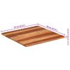vidaXL Table Top Solid Wood Acacia 25-27 mm 70x70 cm