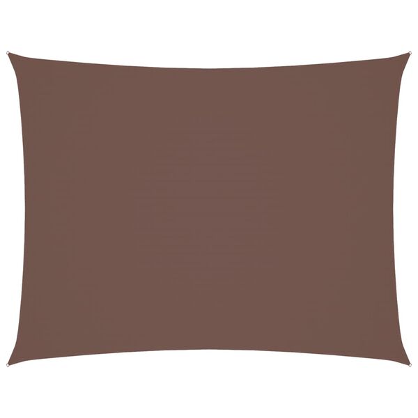 vidaXL Sunshade Sail Oxford Fabric Rectangular 3x6 m Brown