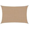 vidaXL Sunshade Sail 160 g/m&sup2; Taupe 2x2,5 m HDPE