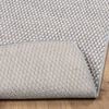vidaXL Area Rugs Rectangular LUGO Cream and Grey 150 x 80 cm Polyester