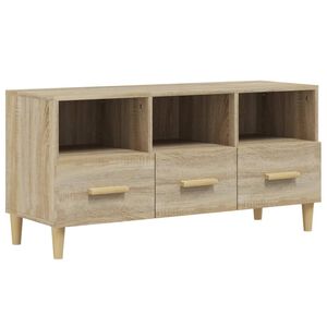 vidaXL TV Cabinet Sonoma Oak 102x36x50 cm Engineered Wood