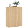 vidaXL Wall Mounted Cabinet Sonoma Oak 69.5x34x90 cm