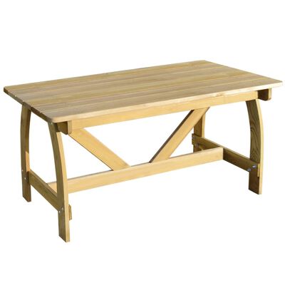 vidaXL Garden Table 150x74x75 cm Impregnated Pinewood