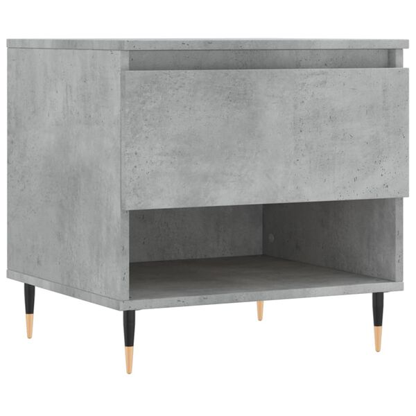vidaXL Coffee Table Concrete Grey 50x46x50 cm Engineered Wood