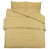 vidaXL Duvet Cover Set Taupe 260x240 cm Light-weight Microfiber