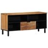 vidaXL TV Units Solid Acacia Wood 100 x 33.5 x 46 cm Engineered wood