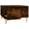 vidaXL Coffee Table Smoked Oak 55x55x36.5 cm Engineered Wood