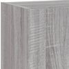 vidaXL 5 Piece TV Wall Units with LED Grey Sonoma Engineered Wood