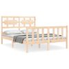 vidaXL Bed Frame without Mattress Small Double Solid Wood Pine