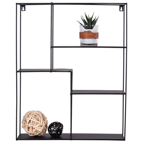 House Nordic Shelf Mons Steel Black