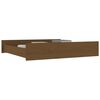 vidaXL Bed Drawers 2 pcs Honey Brown Solid Wood Pine