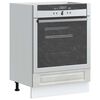vidaXL Oven Cabinet Porto Concrete Grey Engineered Wood
