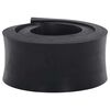 vidaXL Rubber Edge for Snow Plow Black 120x8x2 cm
