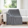 vidaXL Throw Blanket Dark Grey 200 x 150 cm Fleece