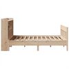 vidaXL Bed Frame without Mattress 140x190 cm Solid Wood Pine