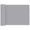 vidaXL Balcony Privacy Screen 150 x 800 cm Polyester Light Grey