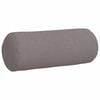 vidaXL Bolster Pillows 2 pcs Taupe &Oslash; 15 x 40 cm Fabric