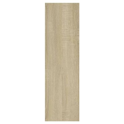 vidaXL Wall Shelf Sonoma Oak 75x16x55 cm Engineered Wood